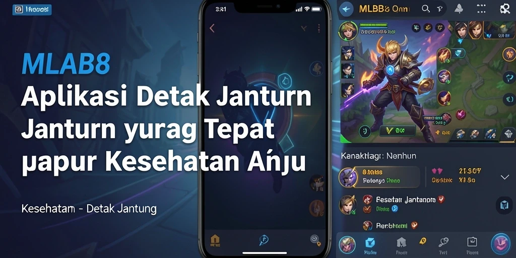 Tampilan antarmuka aplikasi Detak Jantung yang intuitif dan informatif.