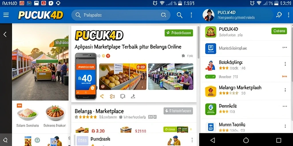 Antarmuka PUCUK4D yang intuitif untuk belanja online.
