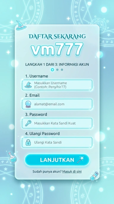 Cara Mudah Registrasi Akun vm777 untuk Pengguna Android